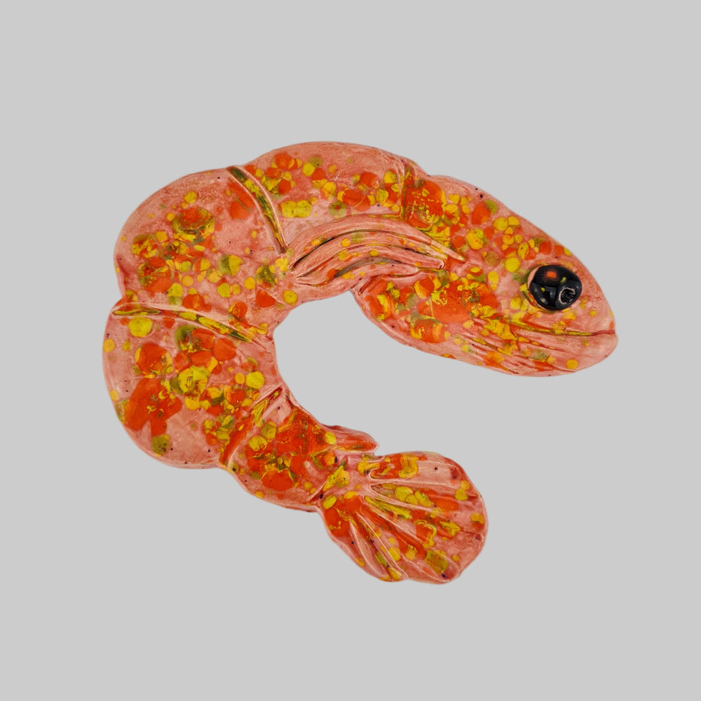 Keramik vægophæng - Orange reje