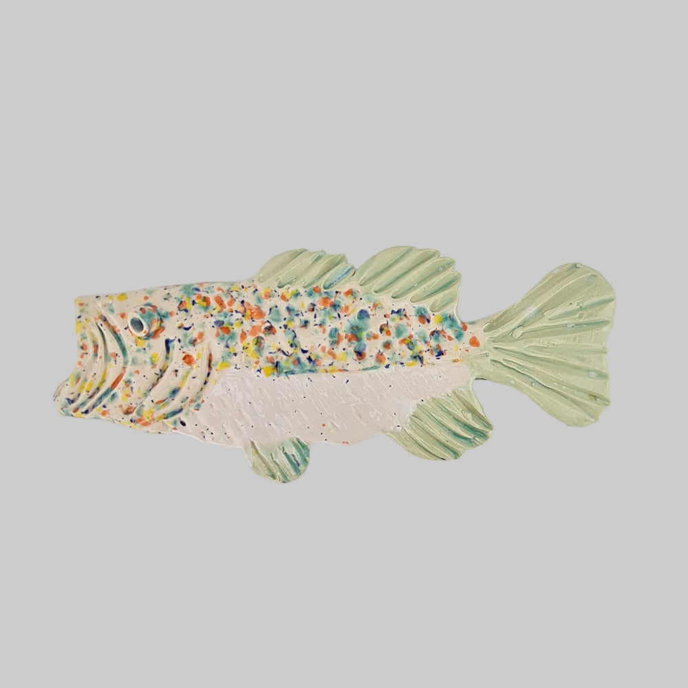 Keramik ophæng / Karpe / Grøn