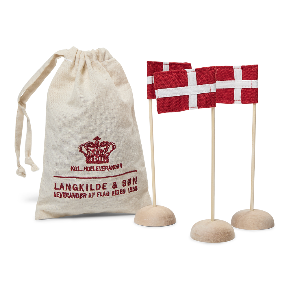 Bordflag / Stof / Dannebrog