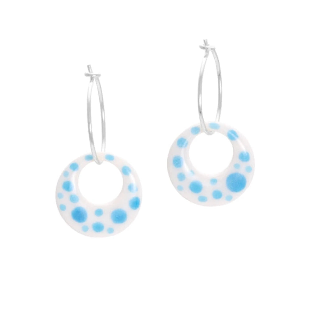 By Gabay / Øreringe / Moon / Dot / Sterlingsølv