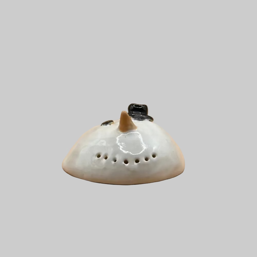 RG Ceramic / Smeltet snemand / Den lille glade #1. - Snemand forfra.
Lille smeltet snemand fra RG Ceramic.