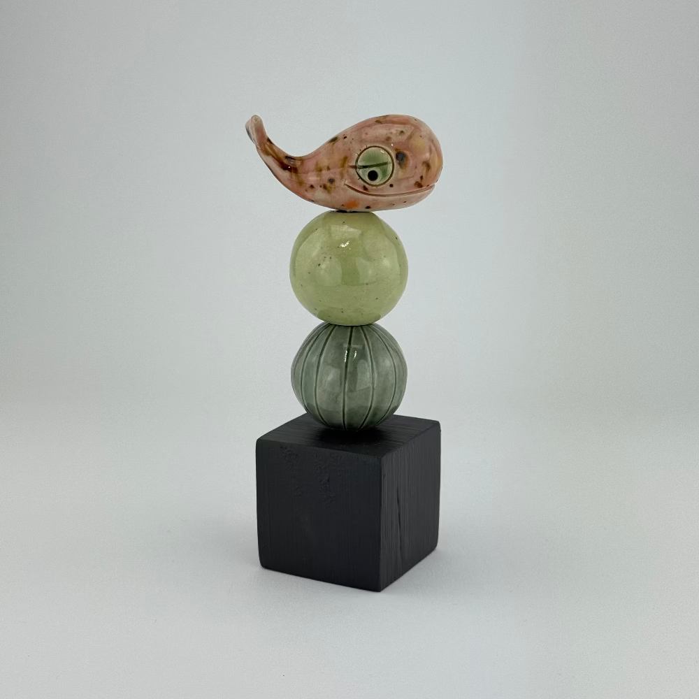 Keramik kunstfigur - Håndlavet dansk design