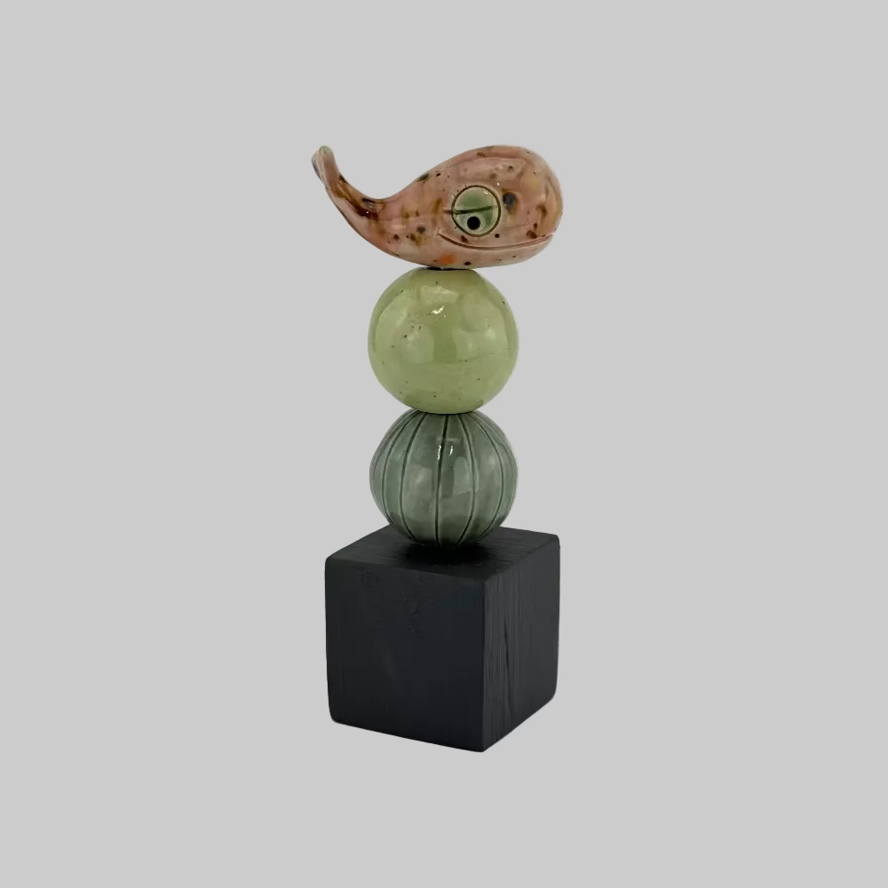 Keramik kunstfigur - Håndlavet dansk design