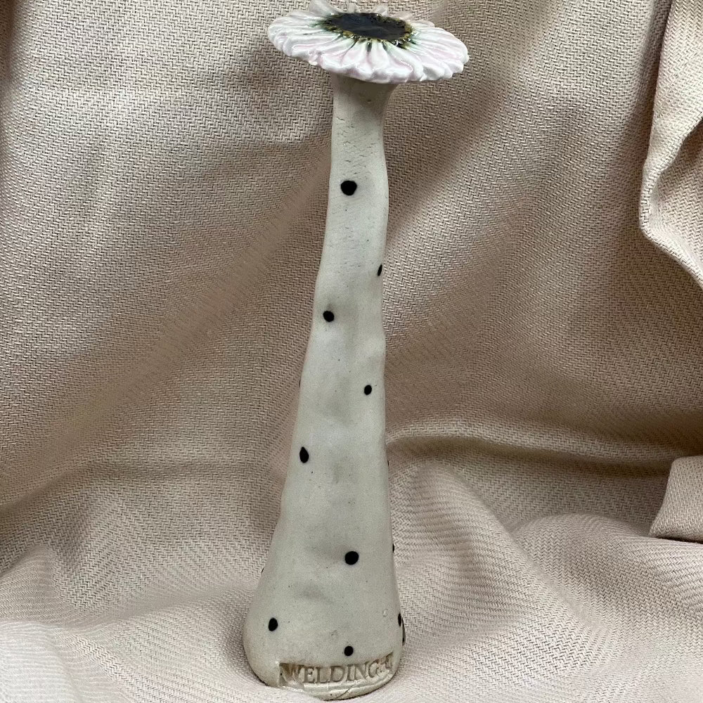 Keramikblomst / New big rosa