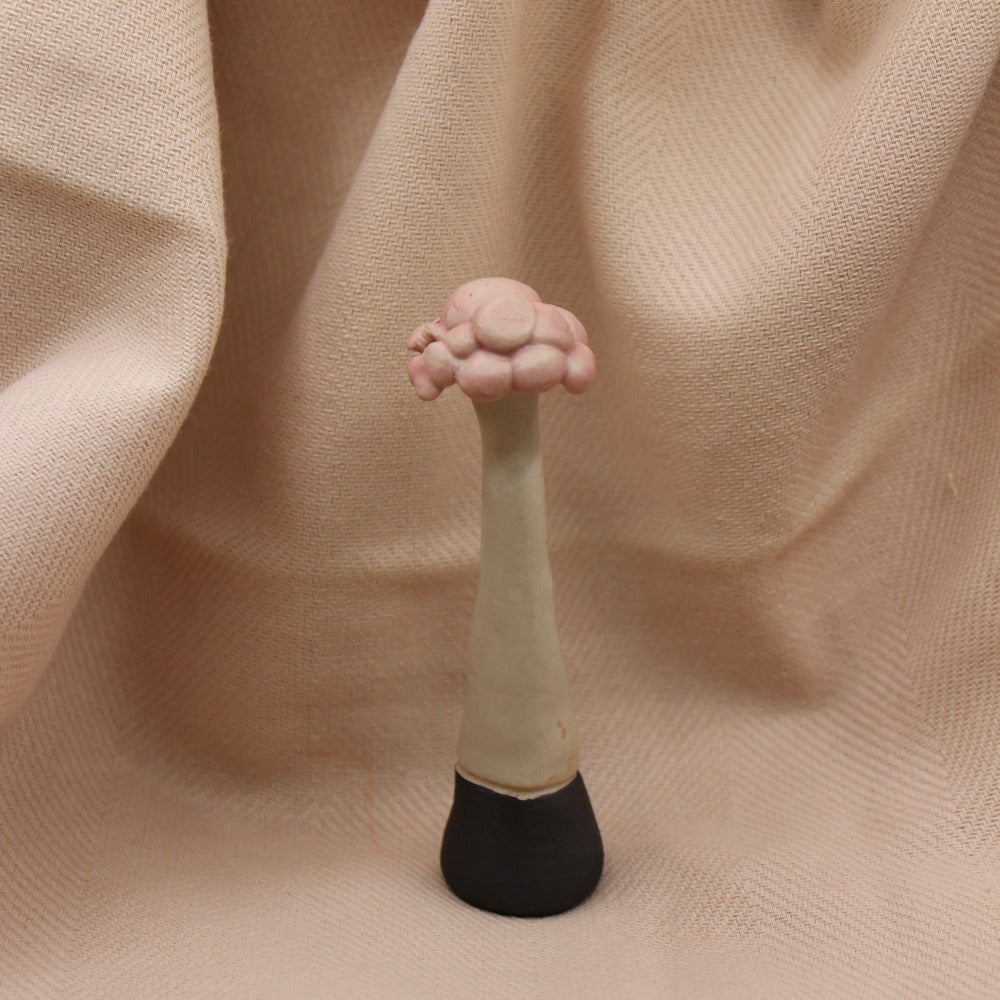 Keramikblomst / Plain rosa