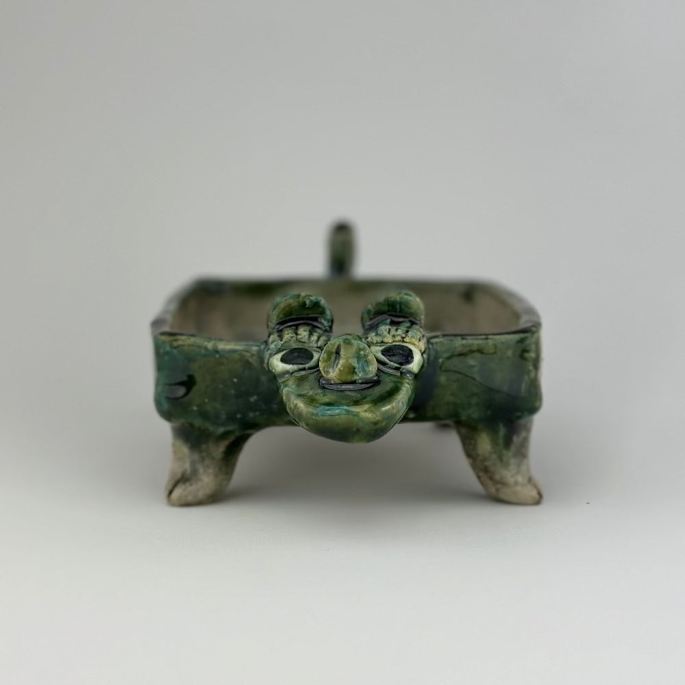 Sæbeholder / vaskebjørnen / Keramik