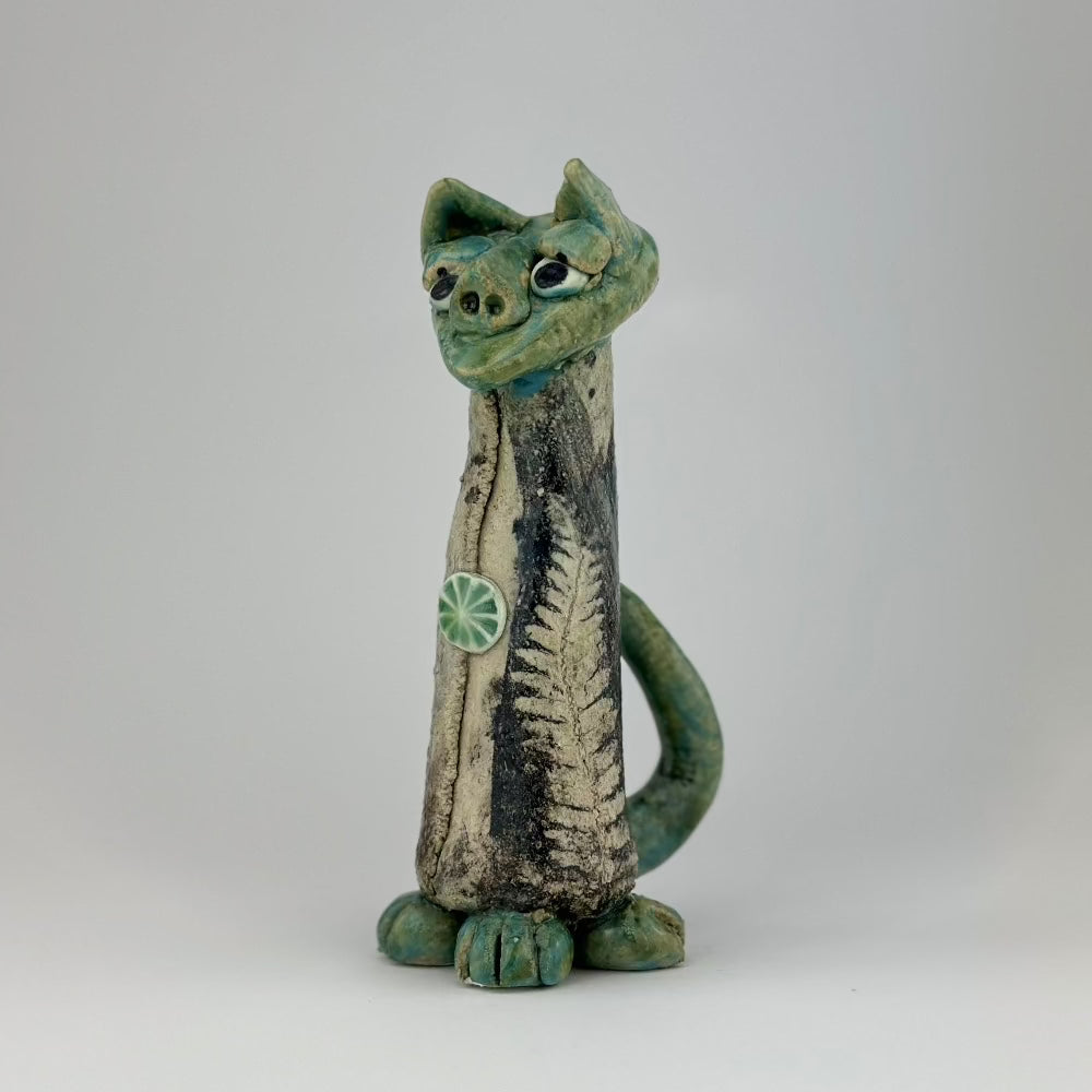 Keramisk Fabeldyr - Fabeldyr / "Den sultne kat"