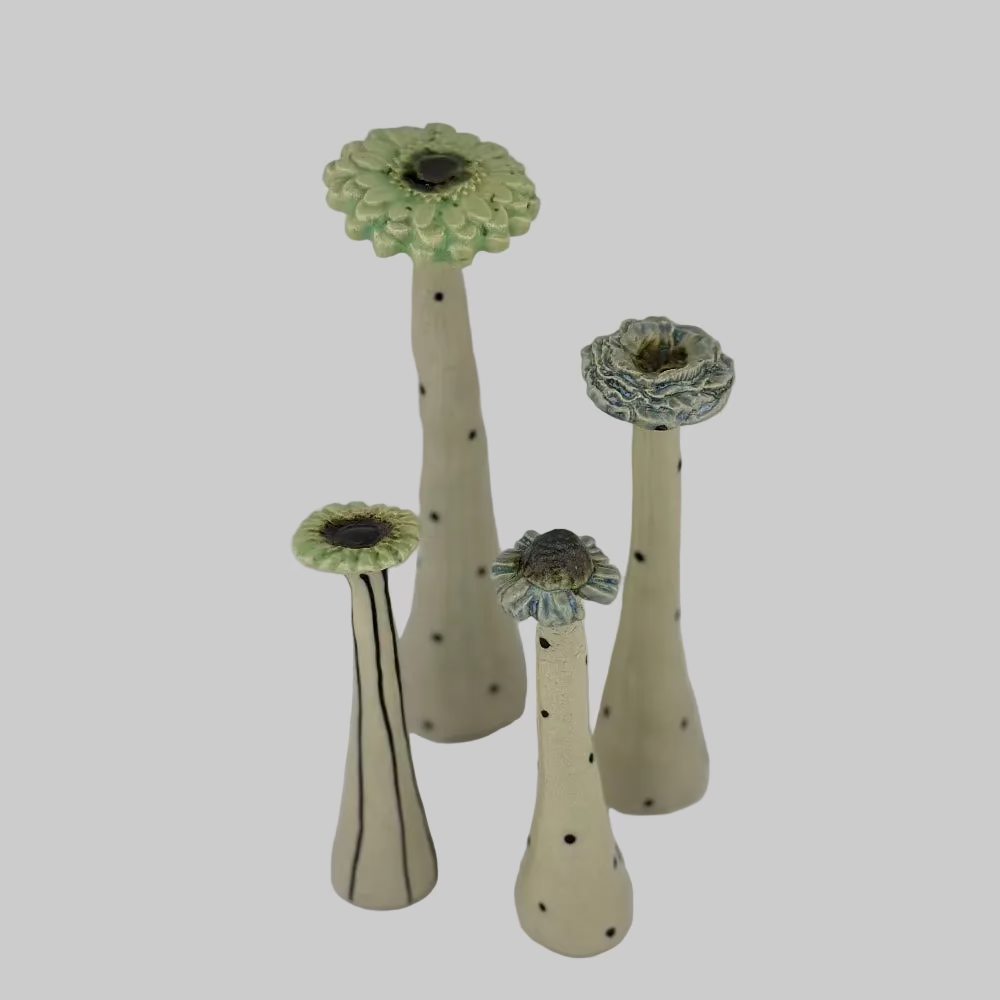 Flere Keramikblomster / Blomster i keramik / Keramiske blomster