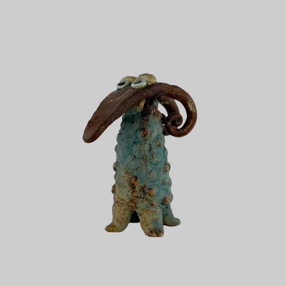 Fabeldyr / "Dibbedut Dyr". Fabeldyr i keramik kaldet Dibbedut Dyr – dekorativ unika figur.