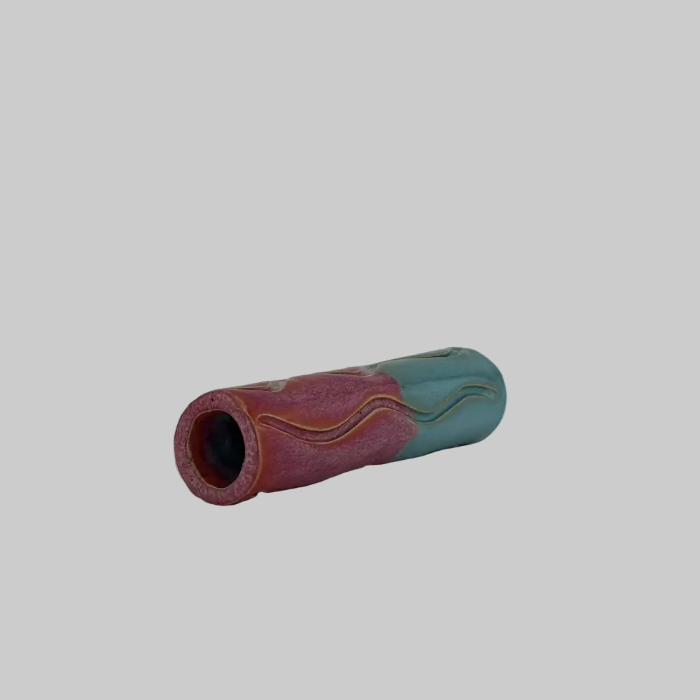 RG Ceramic / Keramik Lysestage / Vase / Rosa & Blå / Stor.
Dekorativ keramik lysestage i moderne design.