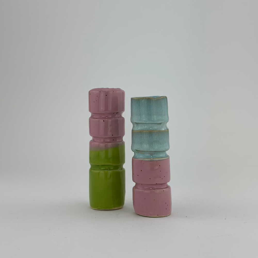 Keramiske Lysestager