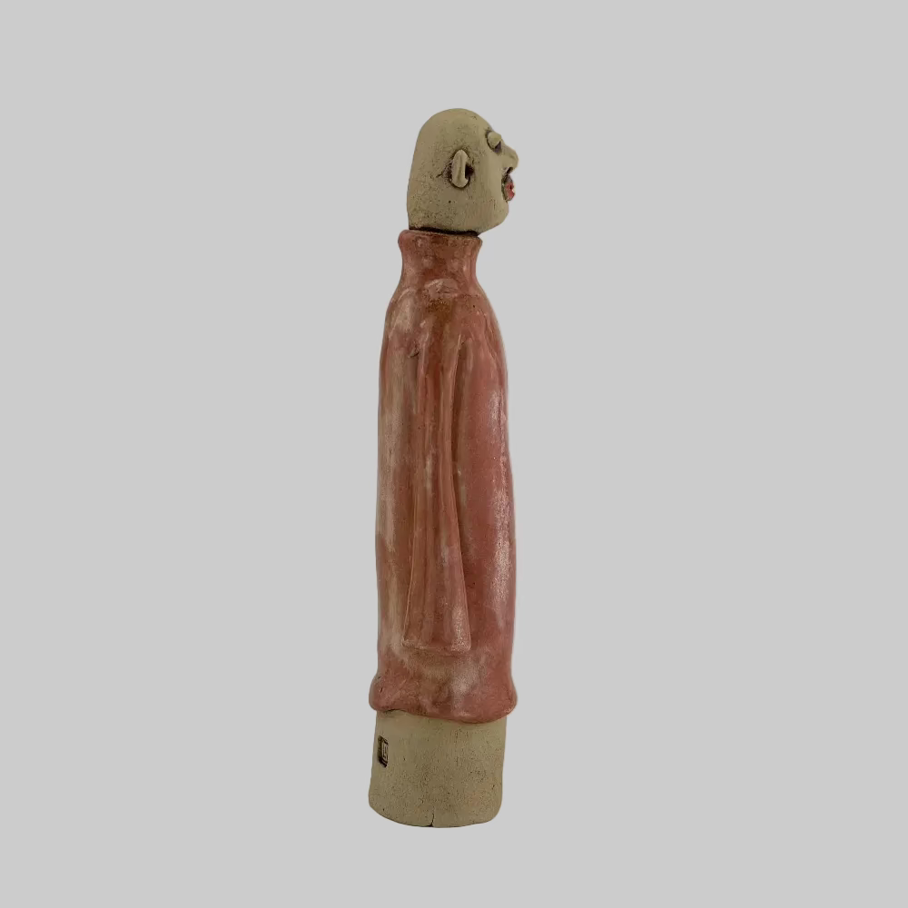 Keramisk figur / Kiss Me / Rød / Linda Nielsen. Keramik figur Kiss Me i rød af Linda Nielsen.