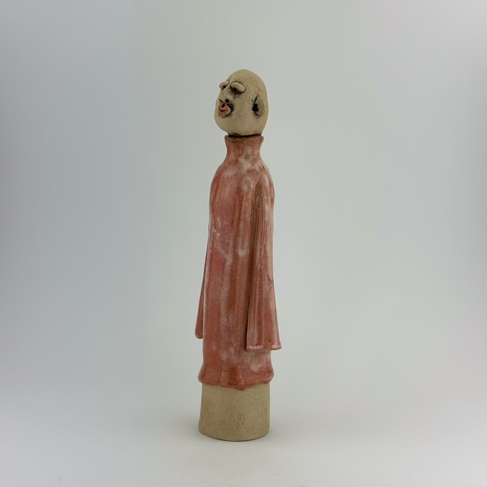 Keramisk figur / Kiss Me / Rød