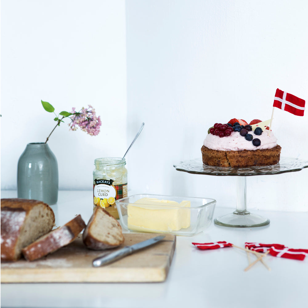 Lagkageflag / Stof / Dannebrog