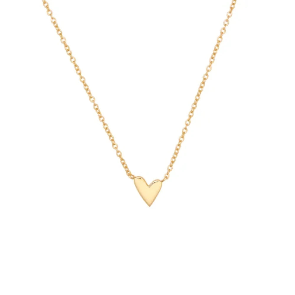 Halskæde / Hjerte / Forgyldt