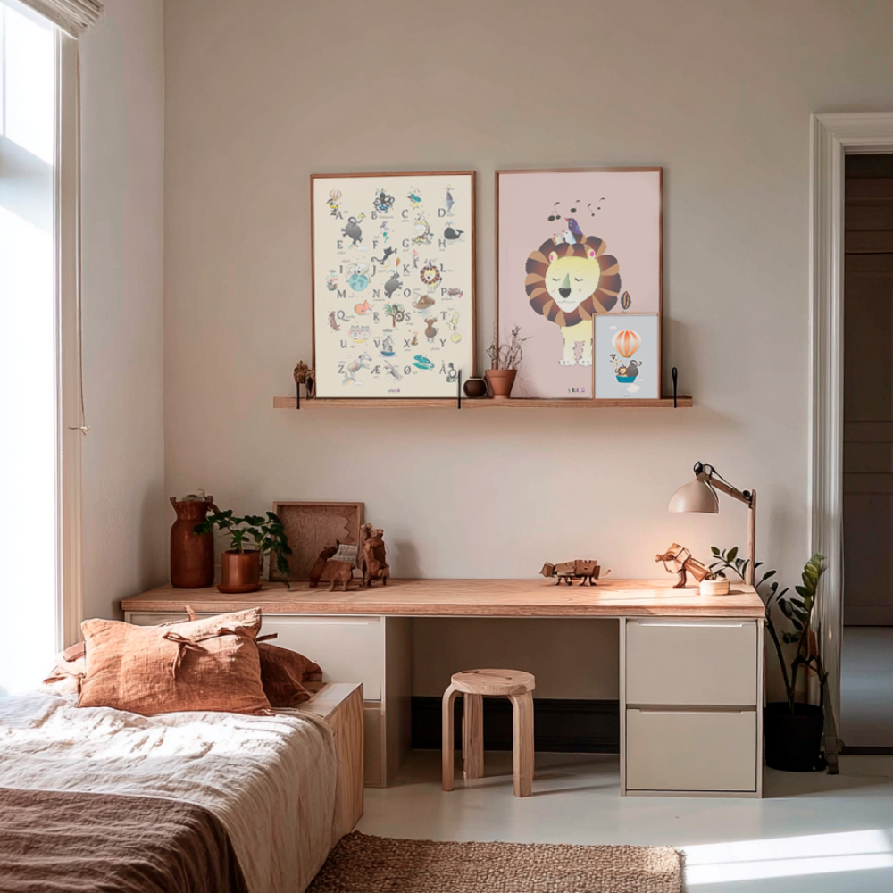 ABC-Plakat til børneværelset