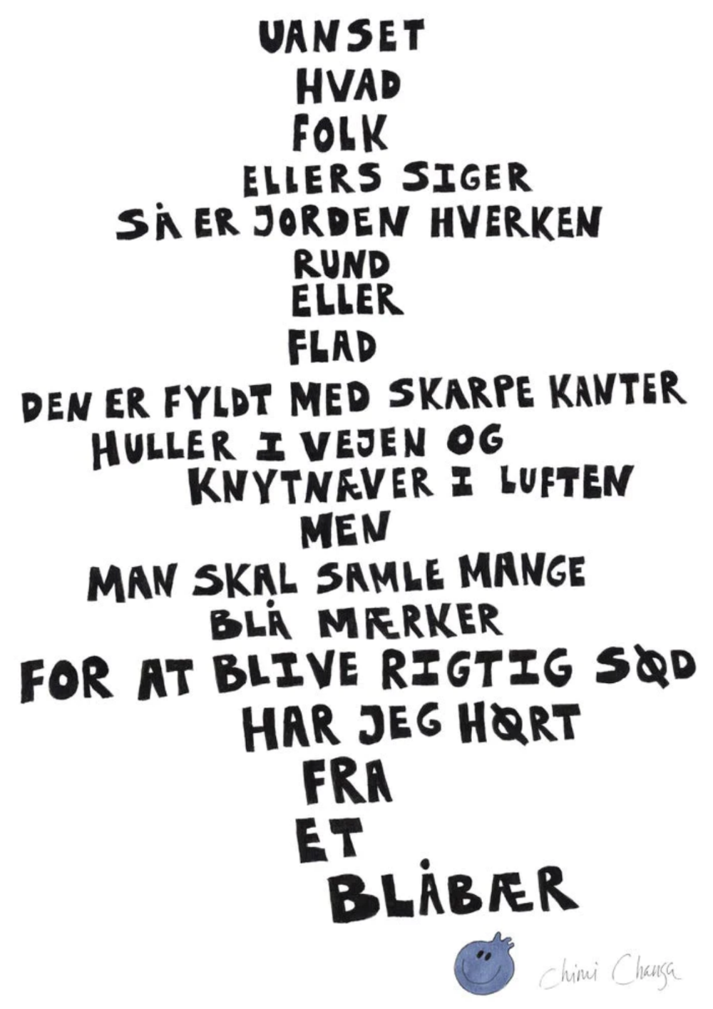 Plakat & Kort / Blåbær