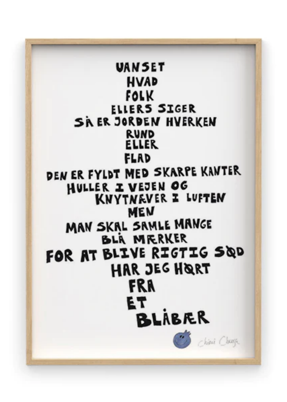 Plakat & Kort / Blåbær