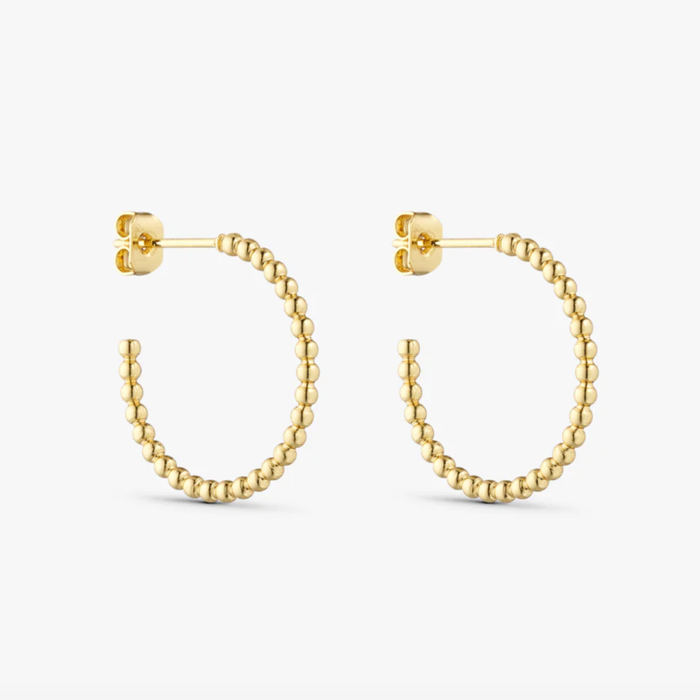 Øreringe / London / Mellem / Forgyldt.