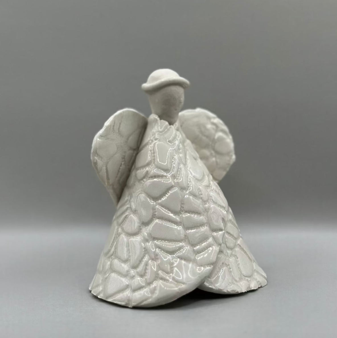 Engel / Porcelæn / Hvid
