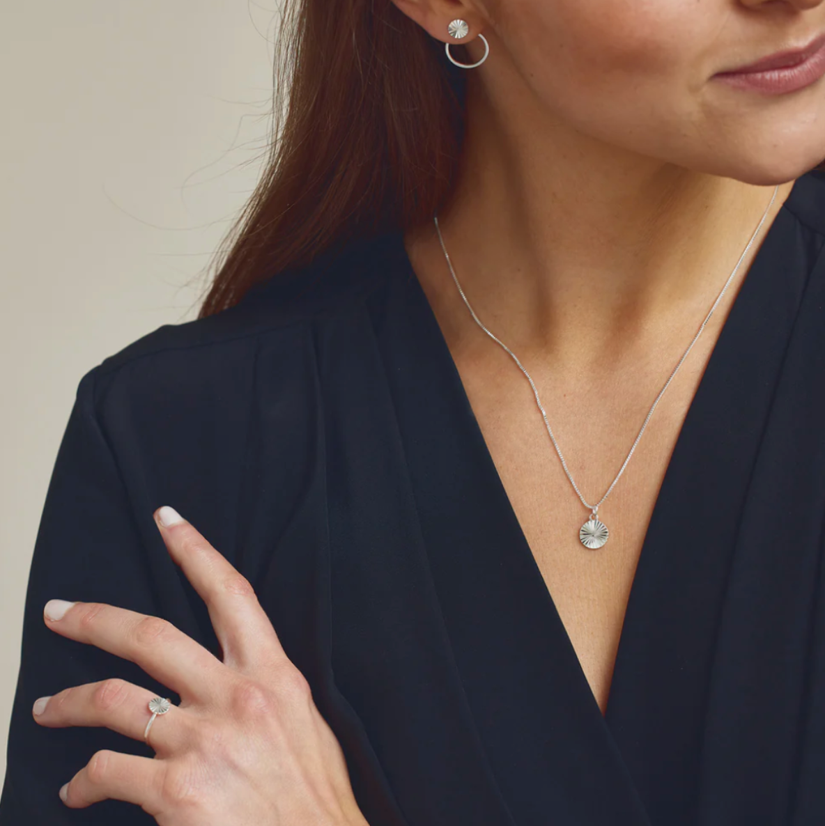 Smykkesæt / Halskæde + Armbånd / Scarlett / Sølvbelagt