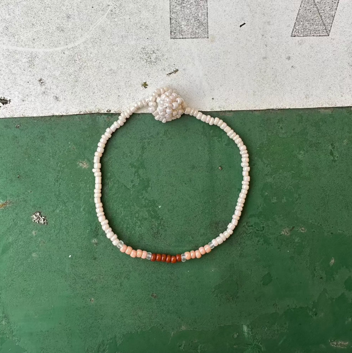 Armbånd / Perler / Creme