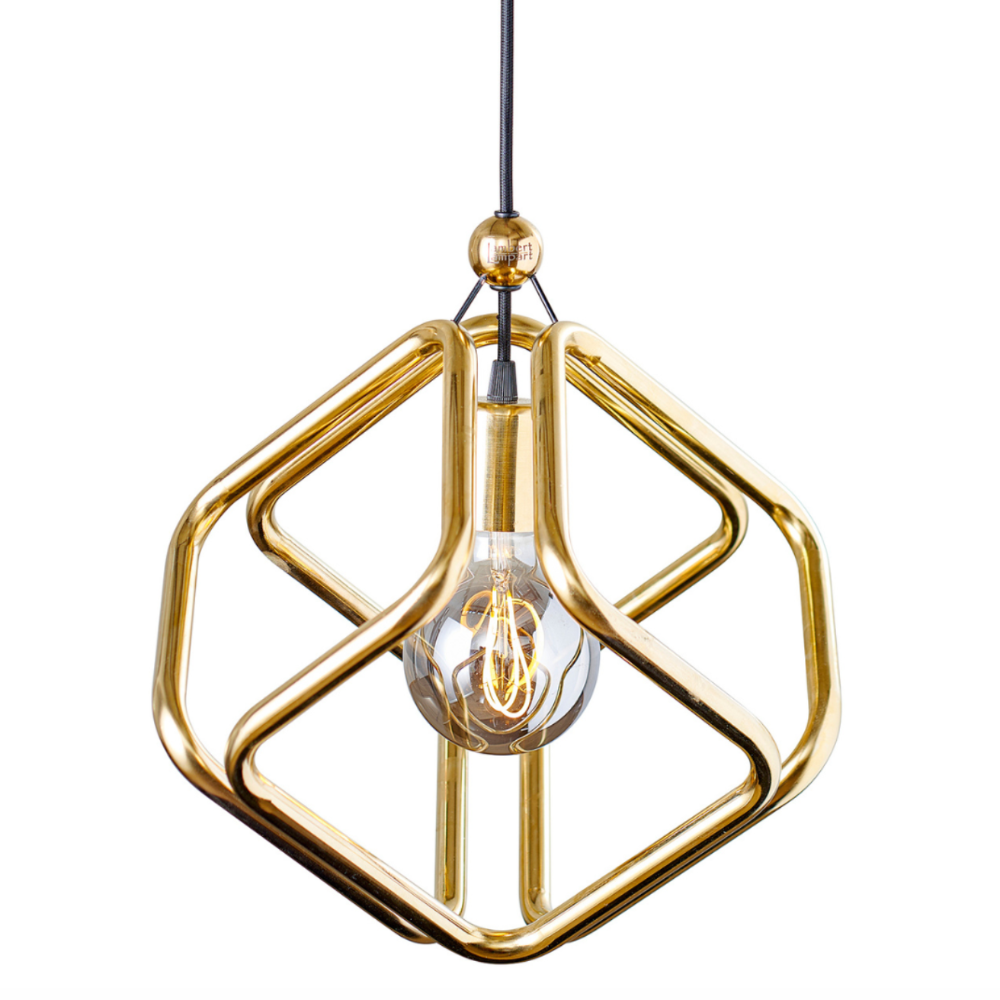Lampe / INFINITY CUBE / Guld