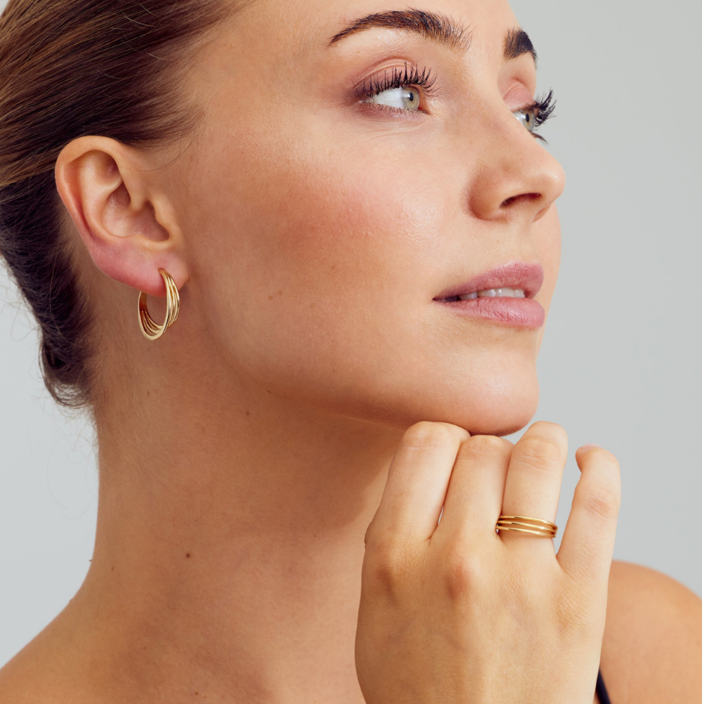 Ring / Iris / Forgyldt