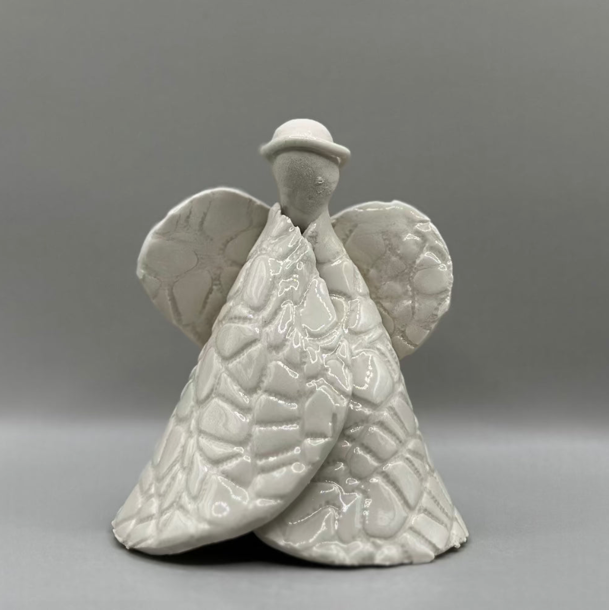 Engel / Porcelæn / Hvid