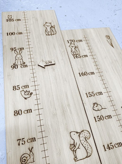 Højdemåler / Bambus / Skovens dyr