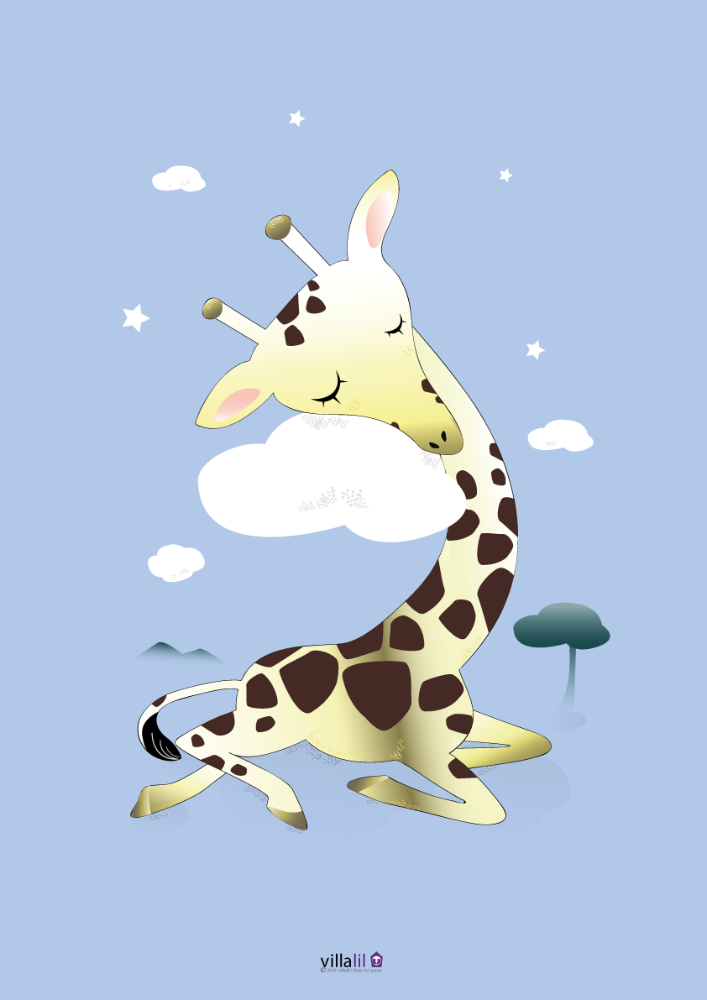 Plakat & Kort / Giraf