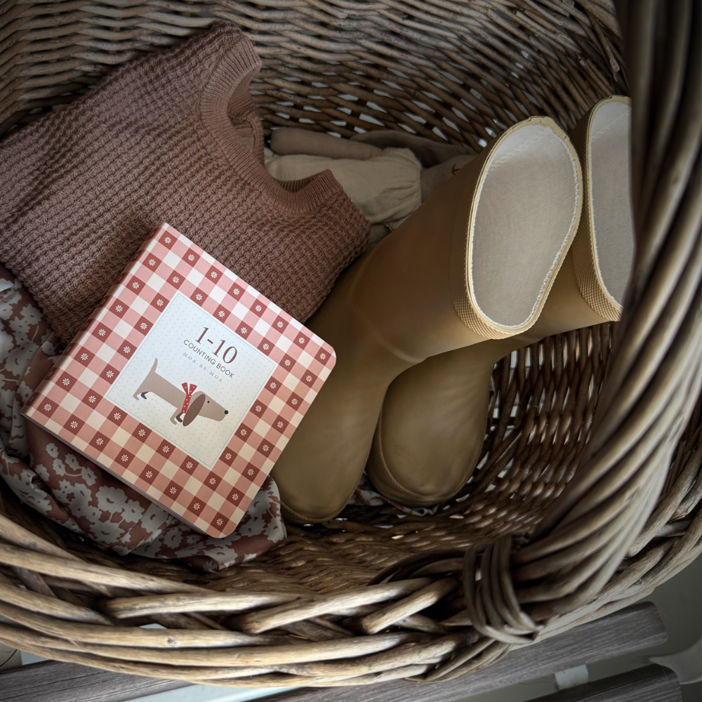 Tællebog rød og lyserød