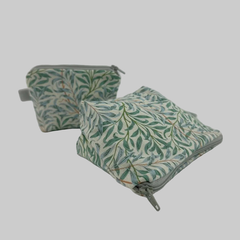 Makeuppung / Flere størrelser / Grønne Blade