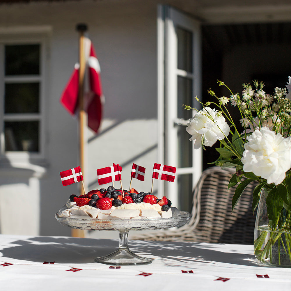 Lagkageflag / Stof / Dannebrog