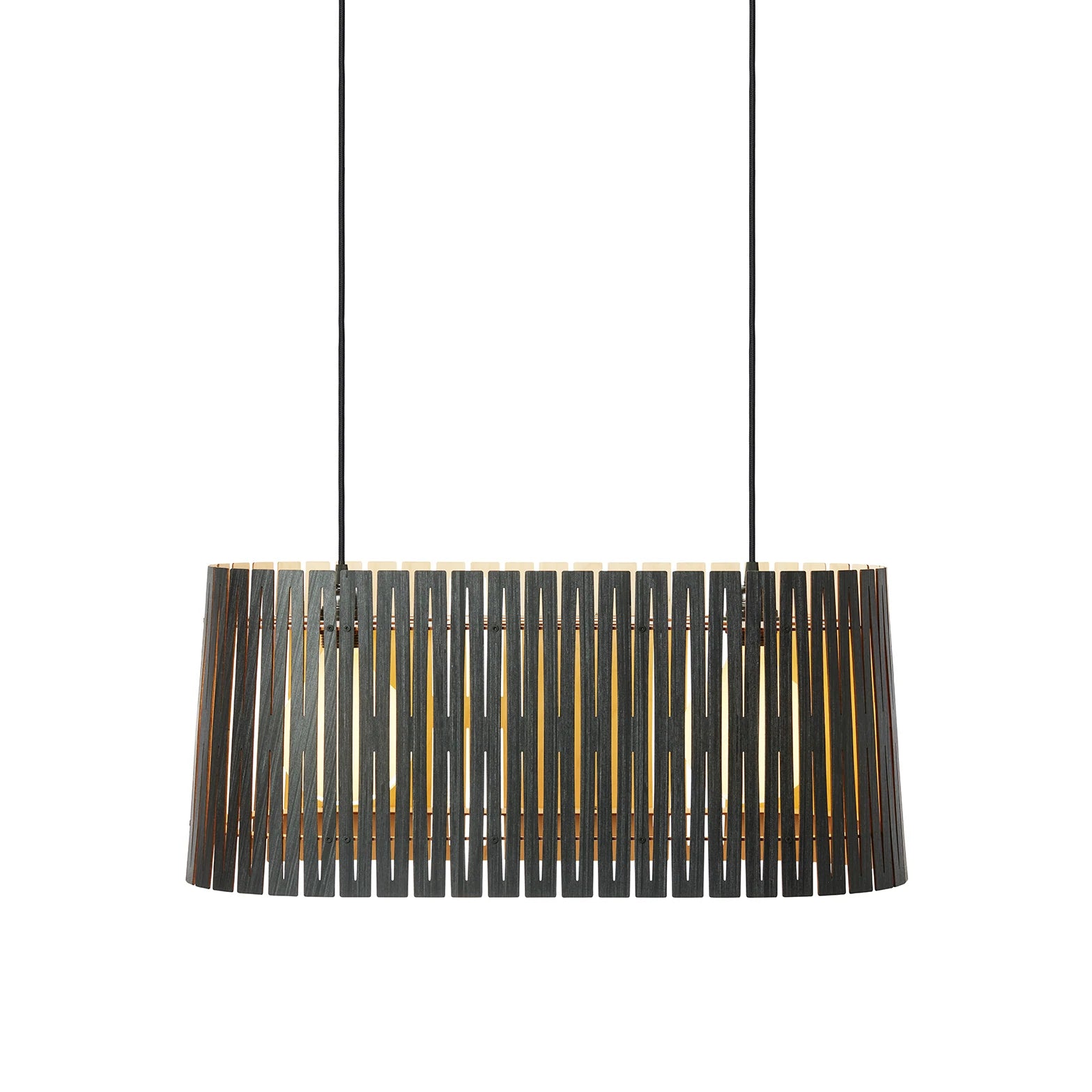 NKJ Design WOOD THREE Lampe - Birch Slate Grey