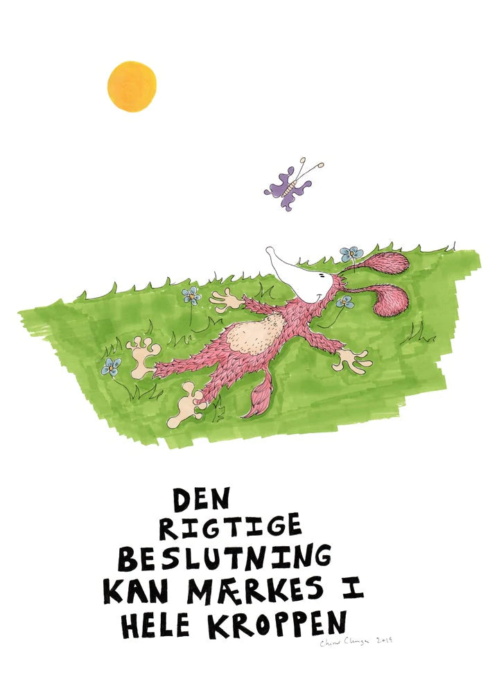 Chimi Changa plakat - Beslutningen