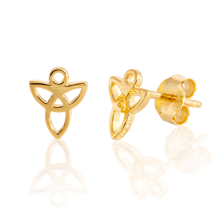 By Gabay øreringe - Skytsengel Forgyldt