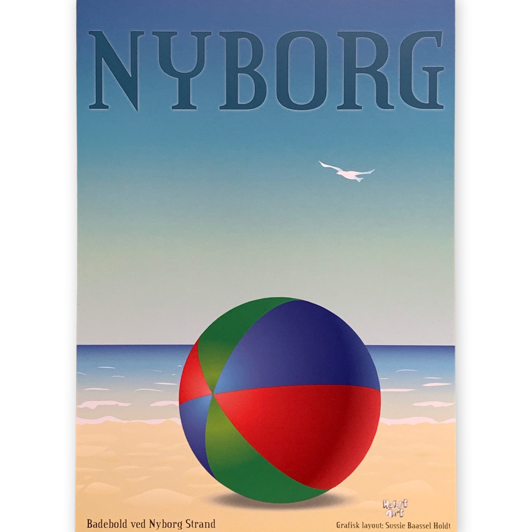 Holdt Art plakat - Badebold