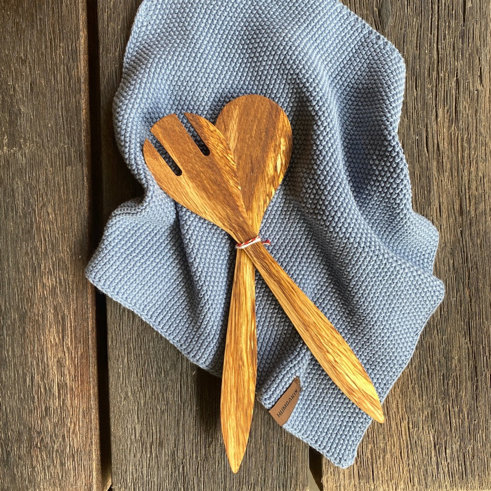 Arne Nielsen/ Træværkstedet salatsæt lille - Gyldent træ