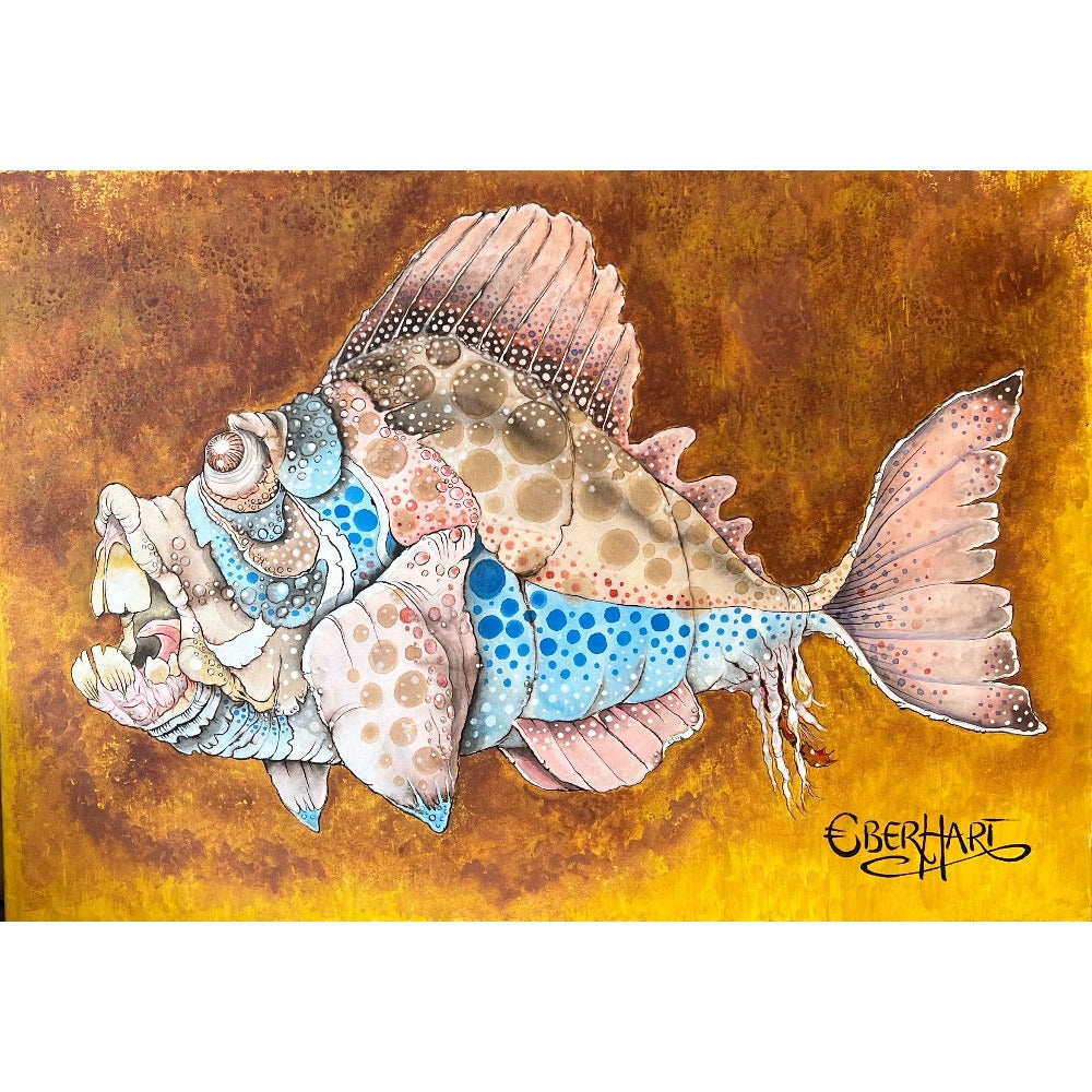 Maleri / Forvirret fisk / Limited edition