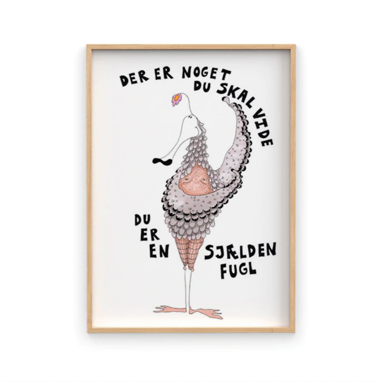 Chimi Changa plakat - Sjælden Fugl
