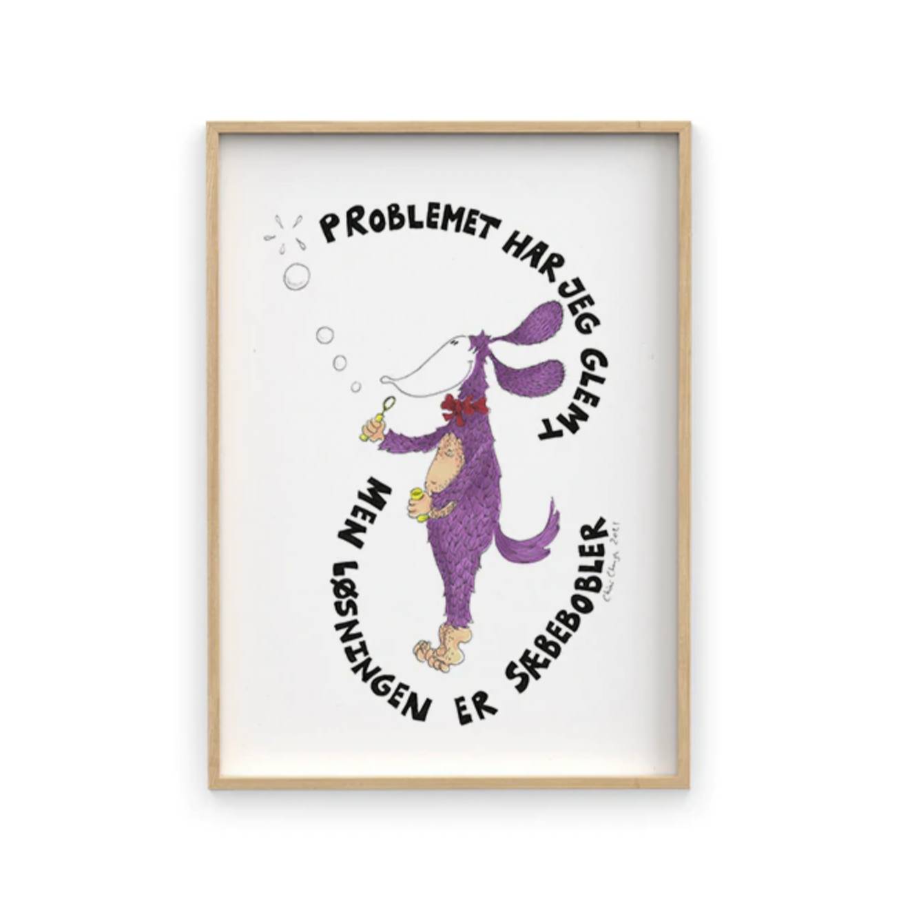 Chimi Changa plakat - Sæbebobler