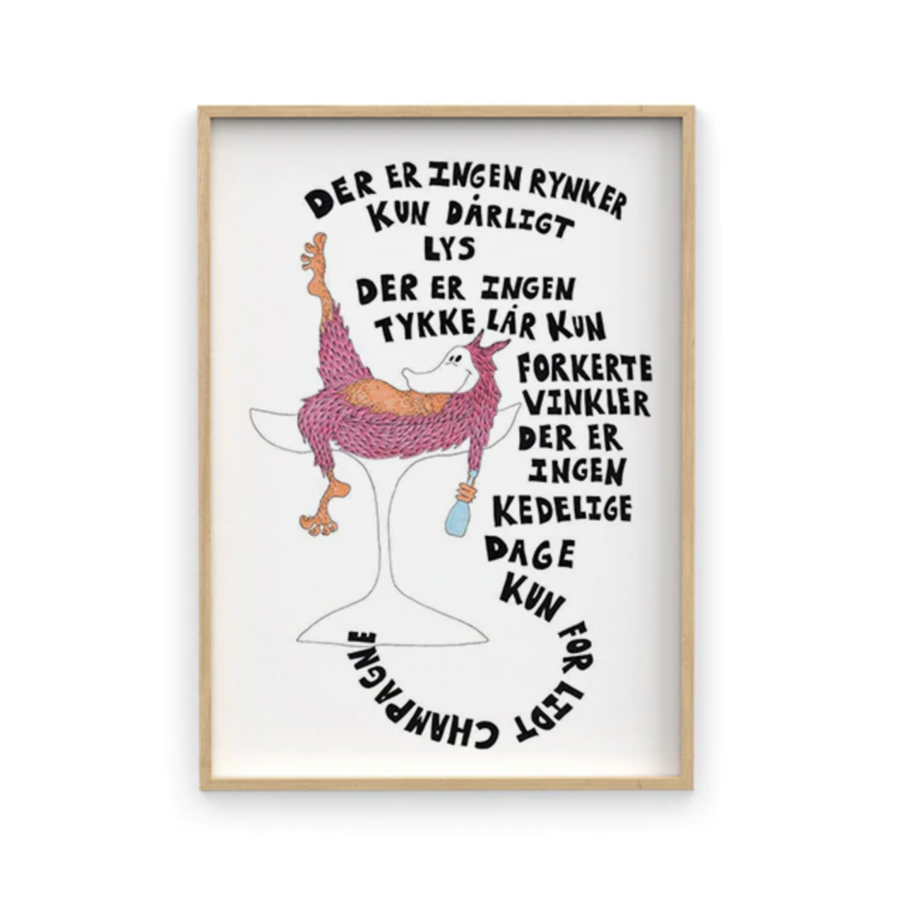 Chimi Changa plakat - Champagne