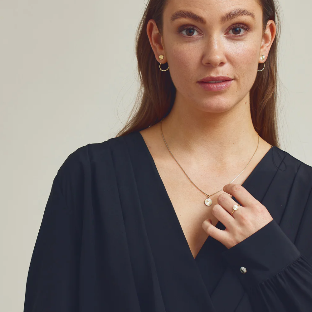 Halskæde / Idun / Guldbelagt