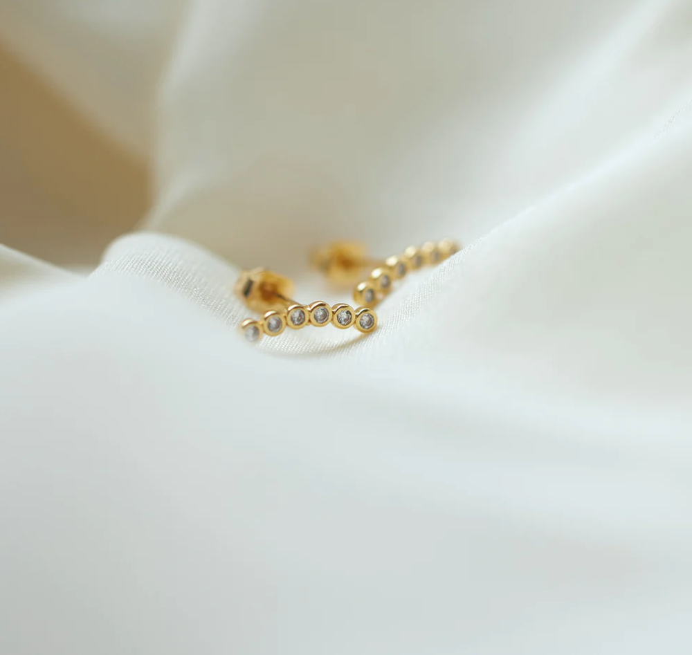 Øreringe / Alba / Forgyldt