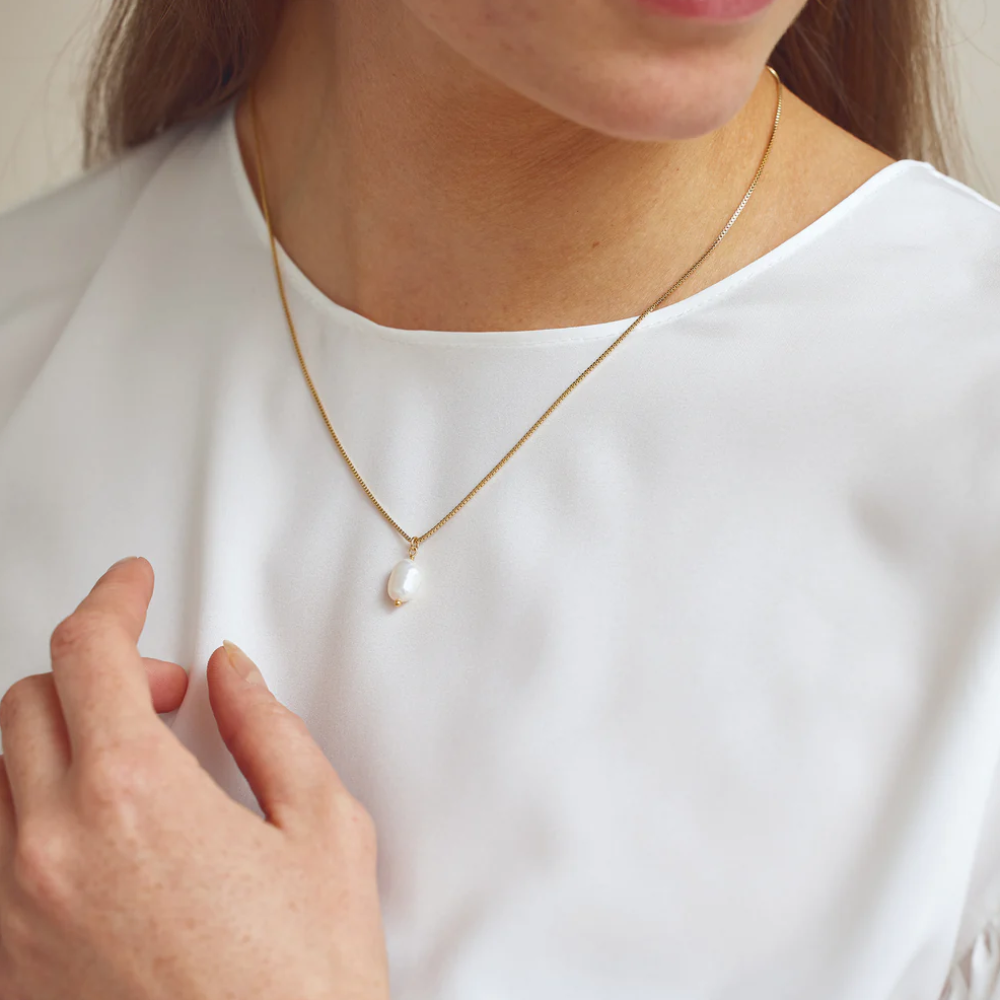 Halskæde / Nadia / Guldbelagt