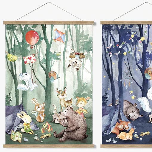 Moodswing 2 i 1 plakat - Skov Dag & Nat