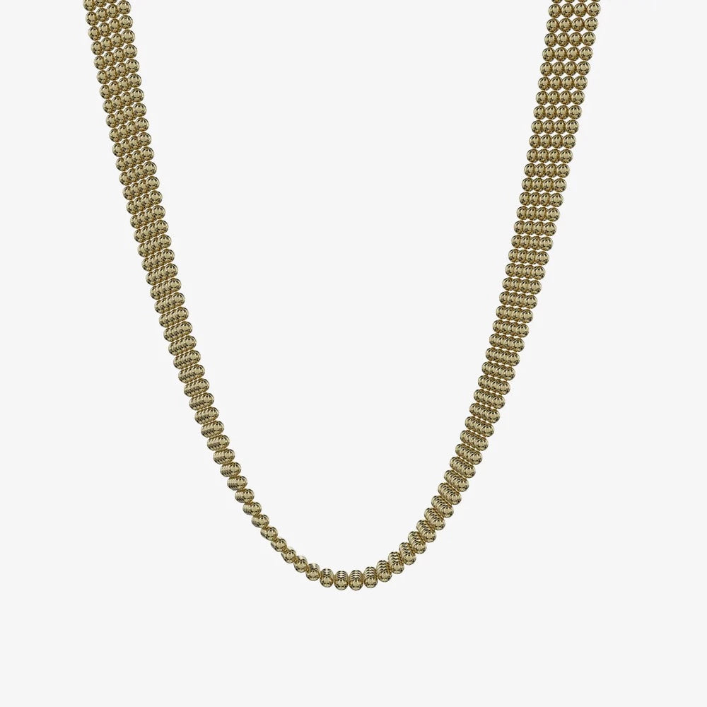 Jewelry by Grundled halskæde - Brooklyn Forgyldt