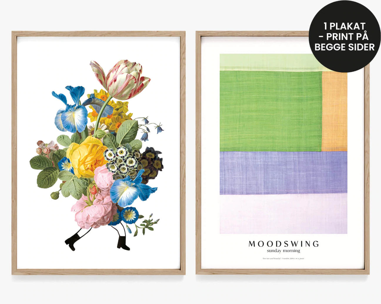 2 i 1 plakat / Lady & Fabric