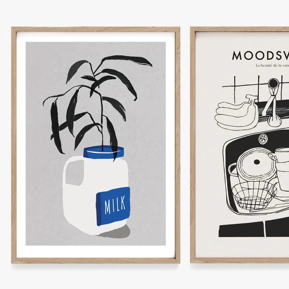 Moodswing 2 i 1 plakat - Milk & Dish
